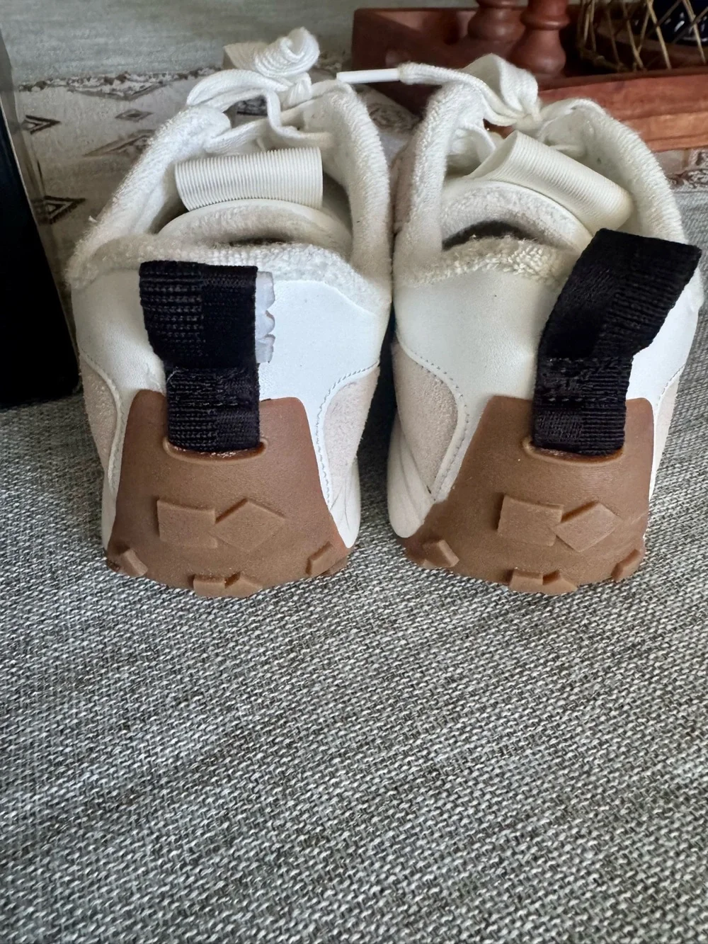 kate spade K as in Kate Sneakers with Brown Gum Sole
